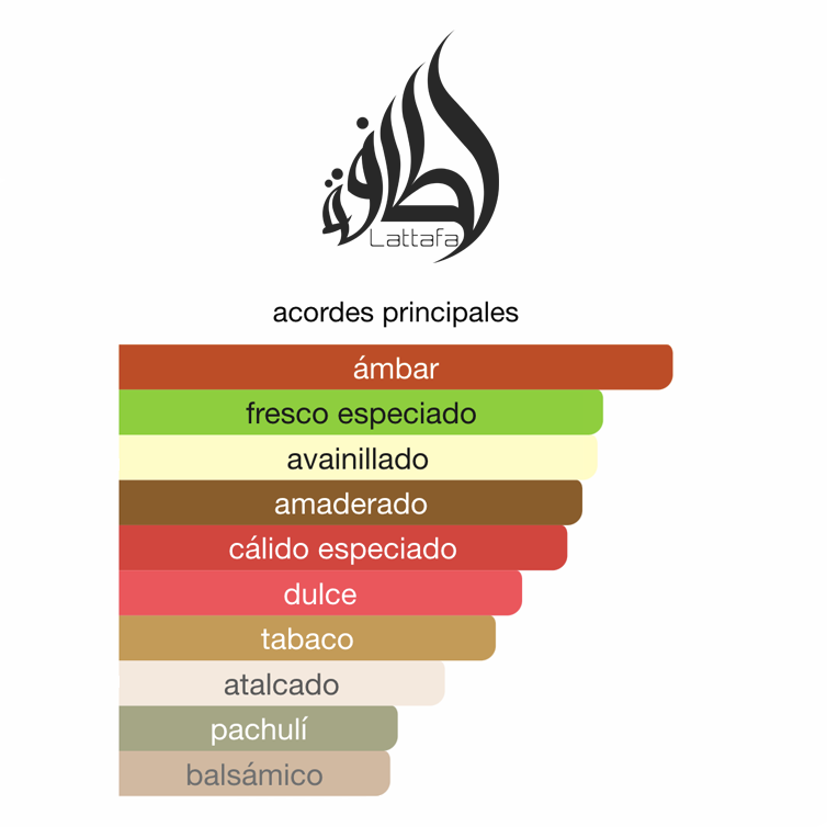 Asad Lattafa 100ml | Perfume Oriental para Hombres